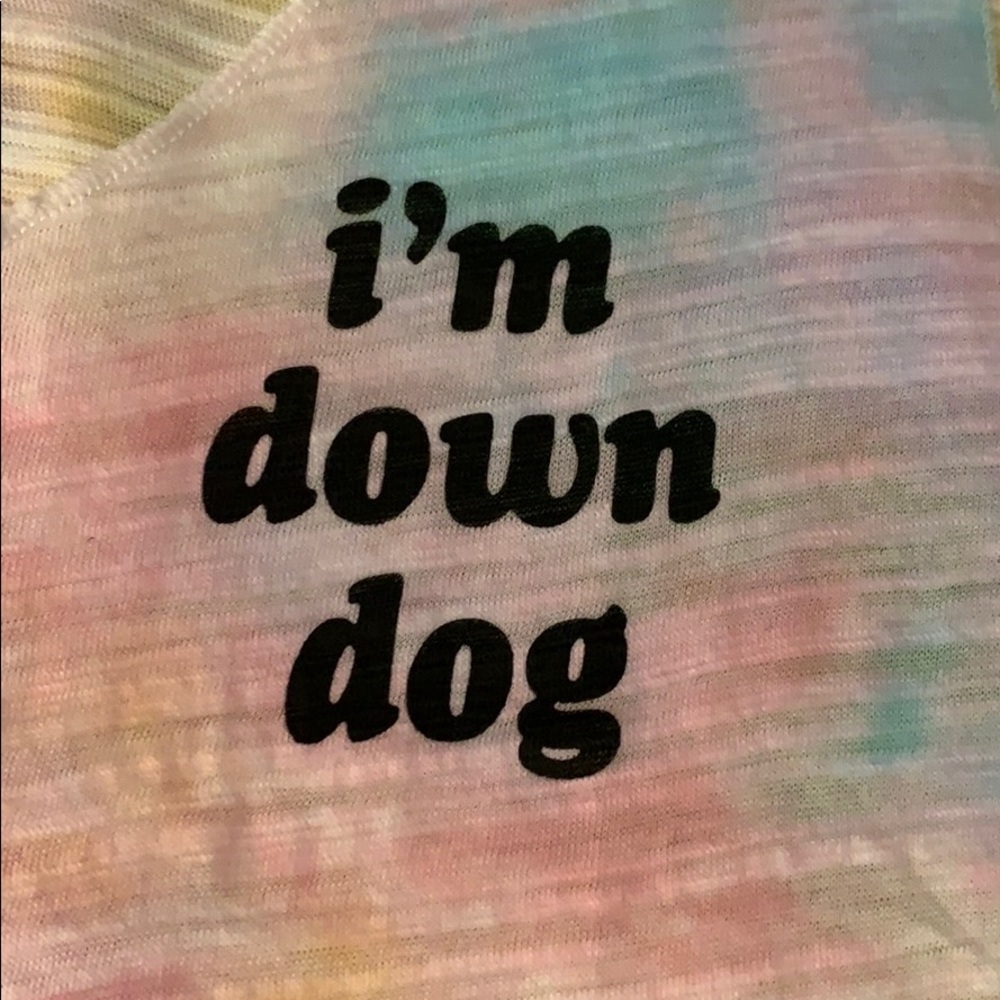 Tie dye crop top